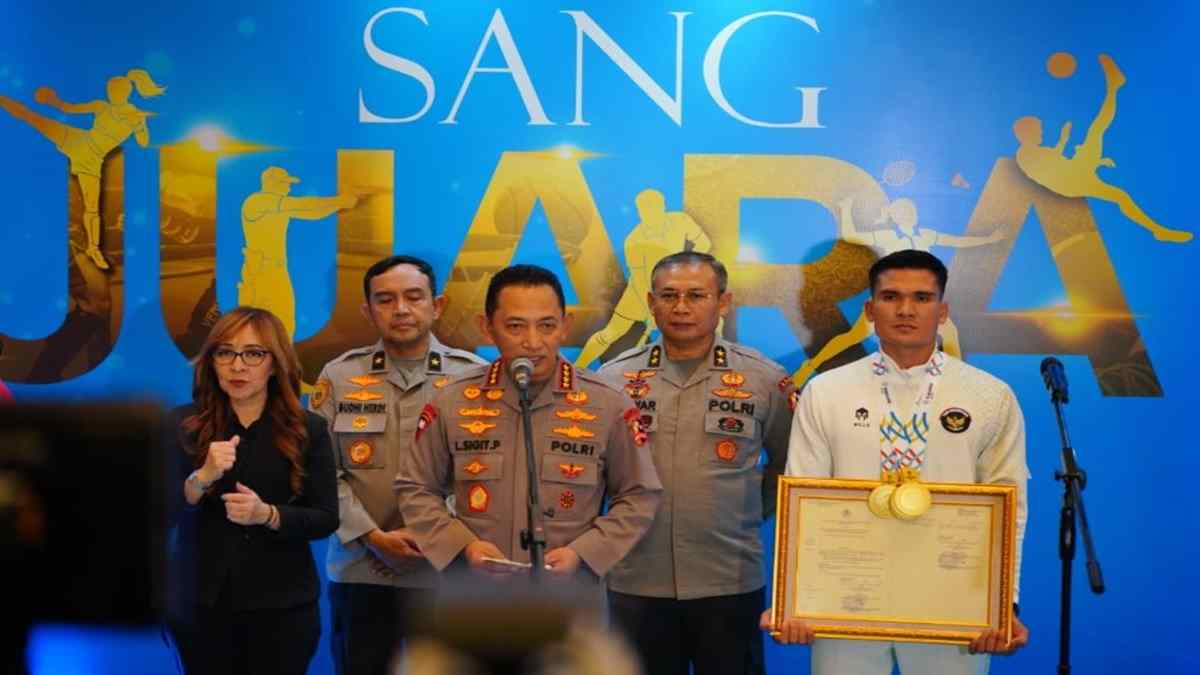 Kapolri Apresiasi Atlet Polri Peraih Medali SEA Games 2025, Siapkan Kenaikan Pangkat dan Jalur Promosi