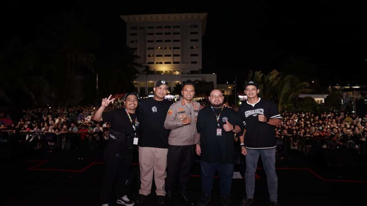 Kapolresta Pontianak Sampaikan Pesan Kamtibmas di Tengah Konser Harmony Fest Xperience 2026