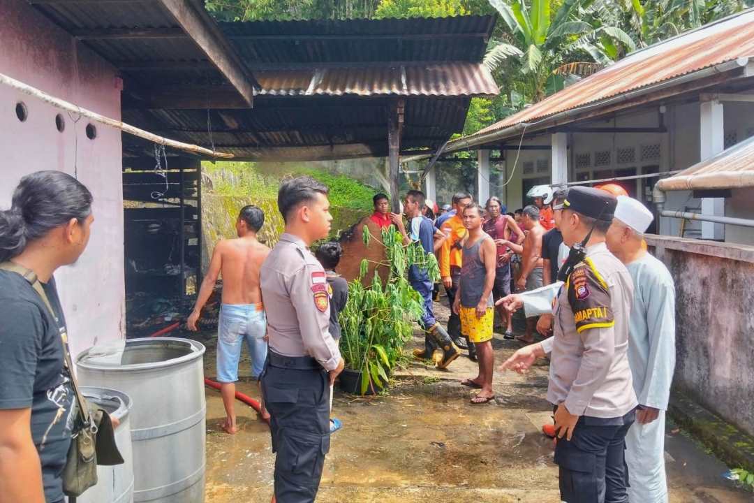 Cucu Main Api di Tumpukan Karton, Gudang Telur Haji Riduan di Sanggau Ludes Terbakar
