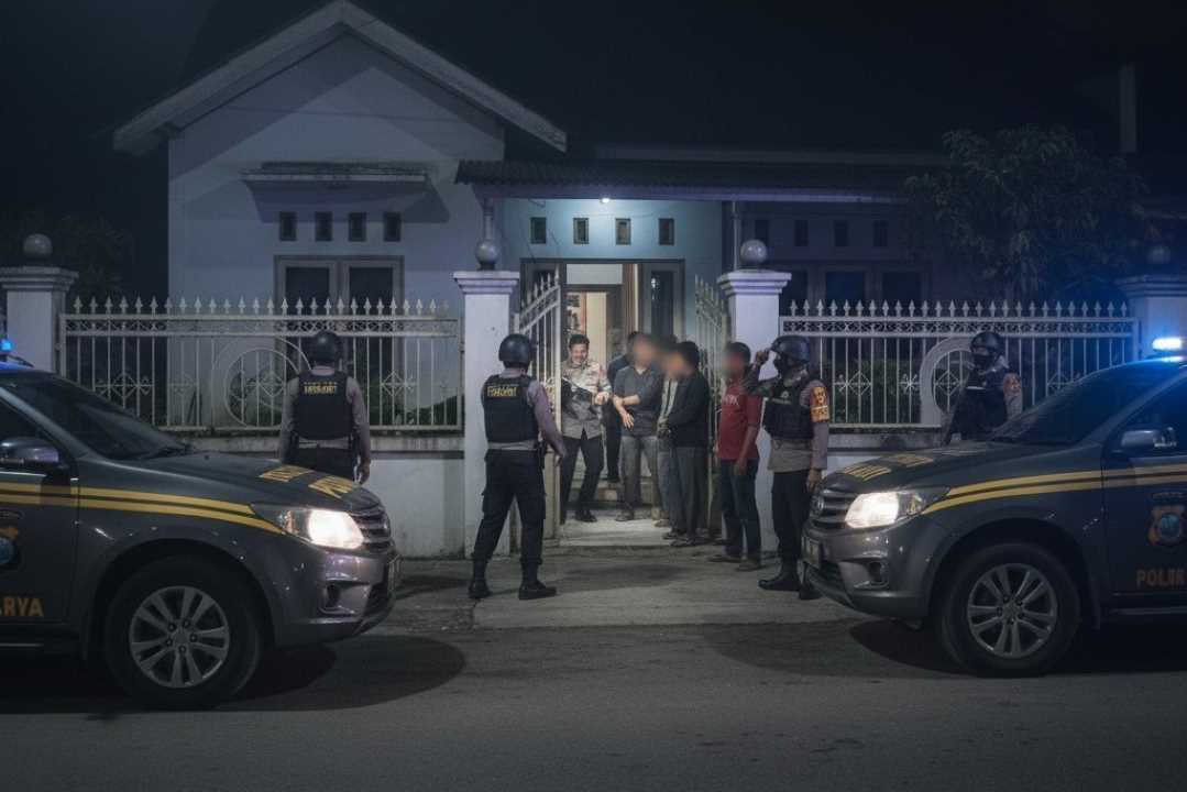 Drama Pengejaran dari Bandara Supadio: Polisi Gerebek Penampungan PMI Ilegal di Kubu Raya, Bos Sindikat DPO!