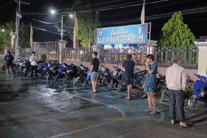 Nekat Balap Liar Saat Pawai Gerobak Sahur, 22 Motor Diamankan Polres Kapuas Hulu di Putussibau