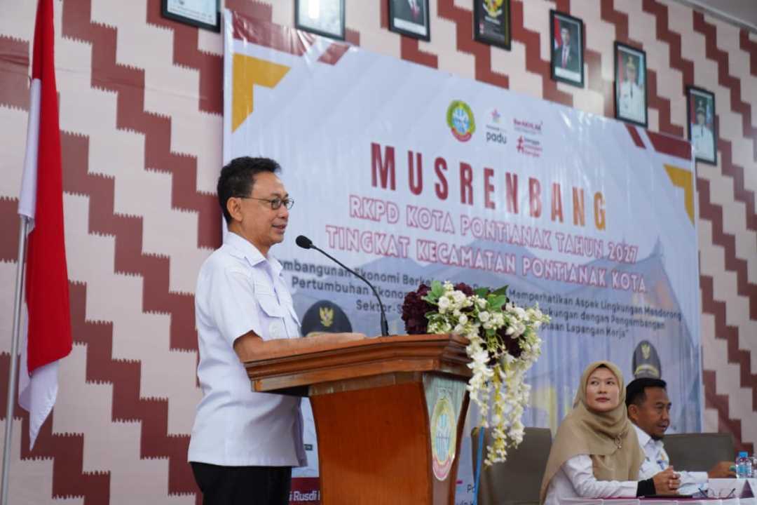 Musrenbang Pontianak Kota 2027: Edi Kamtono Fokus Optimalkan Waterfront dan Pasar Tengah