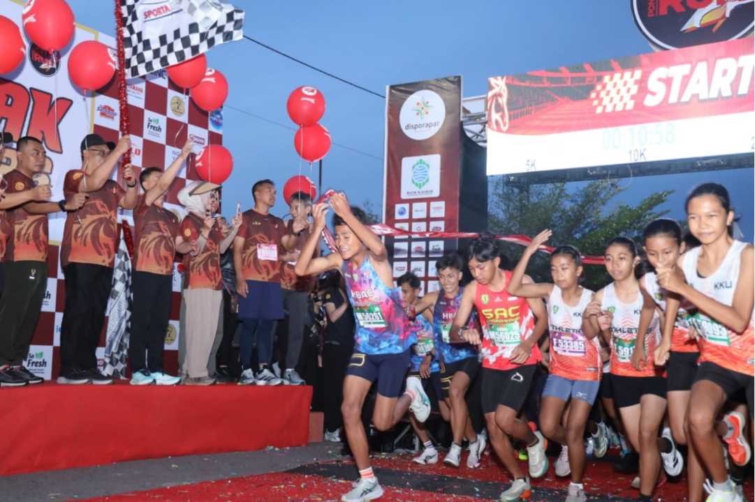 Dari Kenya hingga Belanda, Ribuan Pelari Internasional Padati Pontianak City Run 2026 Jelang Imlek