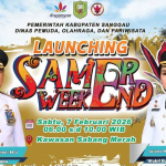 Samer Weekend Siap Digelar, Pemkab Sanggau Jadikan Taman Sabang Merah Pusat Olahraga dan UMKM
