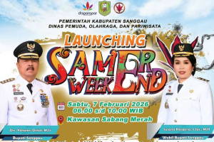 Samer Weekend Siap Digelar, Pemkab Sanggau Jadikan Taman Sabang Merah Pusat Olahraga dan UMKM