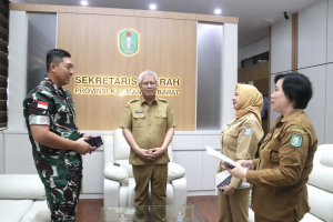 Percepat Makan Bergizi Gratis di Kalbar, Sekda Harisson dan Kapendam XII/Tpr Bahas Pembangunan Dapur SPPG