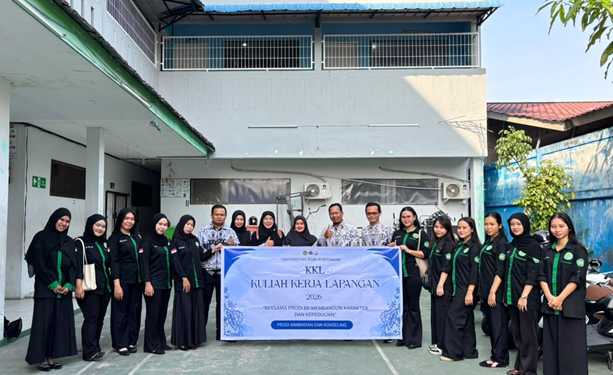 Mahasiswa Semester VI Universitas PGRI Pontianak Laksanakan KKL di SLB Bina Anak Bangsa
