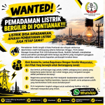 Wanted! Pemadaman Listrik Bergilir di Pontianak!